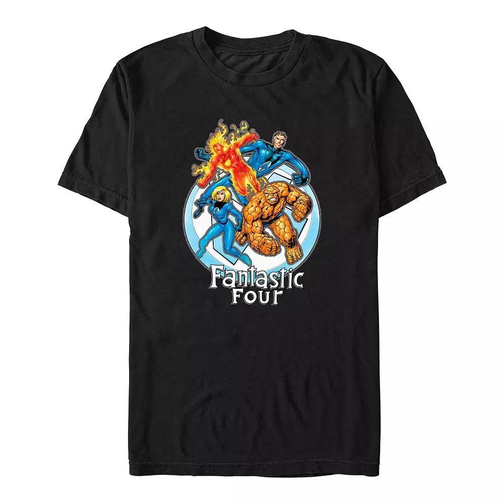 Big & Tall Marvel Fantastic Four Feeling Fantastic Graphic Tee, Men's, Size: 3XB, Black Product Image