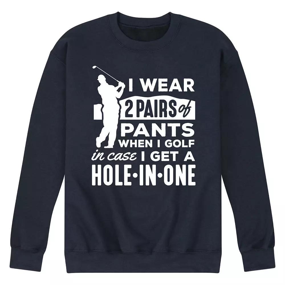 Men's 2 Pairs Pants Golf Sweatshirt, Size: XL, Blue Product Image