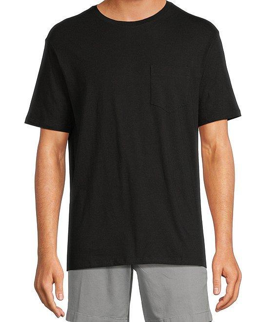 Roundtree & Yorke Short Sleeve Solid Pocket Crew T-Shirt Product Image