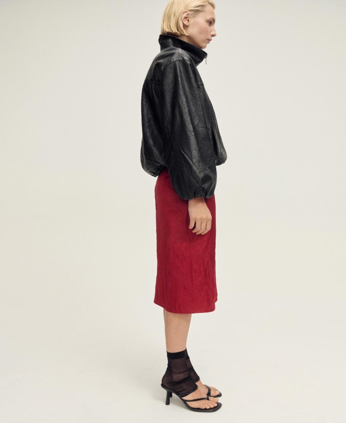 Multi-position textured skirt with bows - Women | MANGO USA Product Image