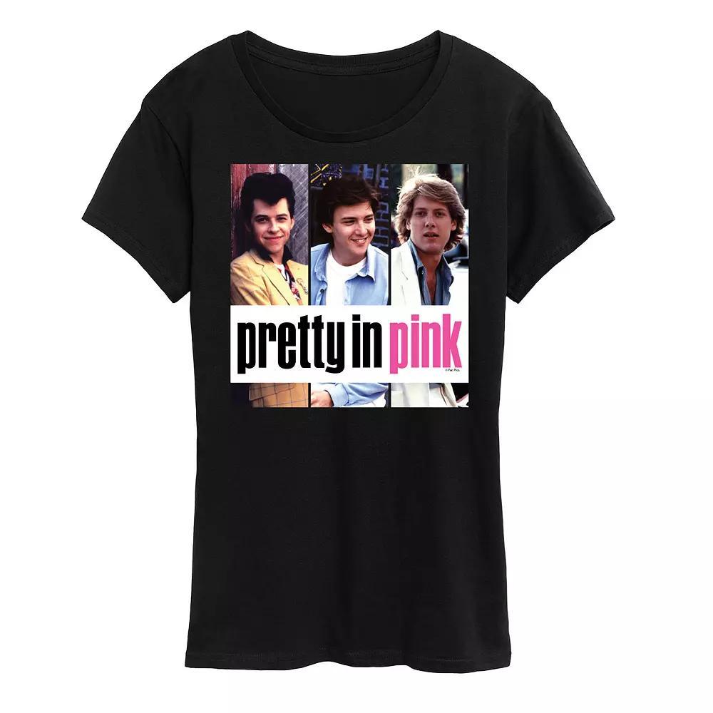 Womens Pretty In Pink Guys Graphic Tee, Girls Product Image