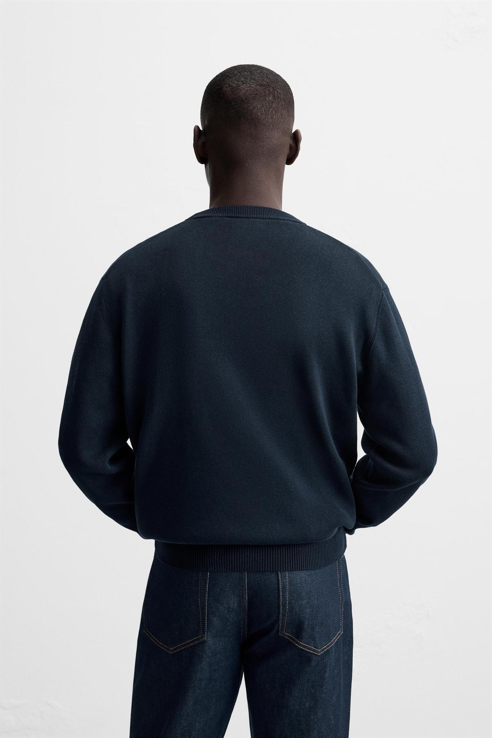 STRUCTURED COTTON - MODAL SWEATER Product Image