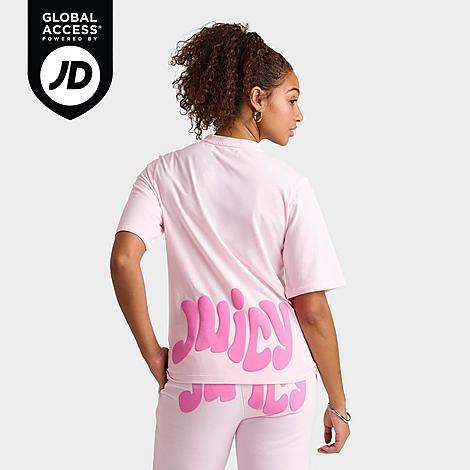 Juicy Couture Womens Wave Oversized T-Shirt Product Image