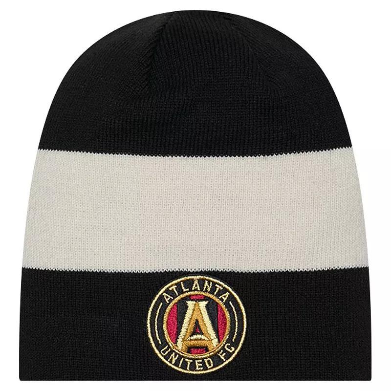 Mens New Era Black Atlanta United FC 2024 Kick Off Collection Knit Beanie Product Image