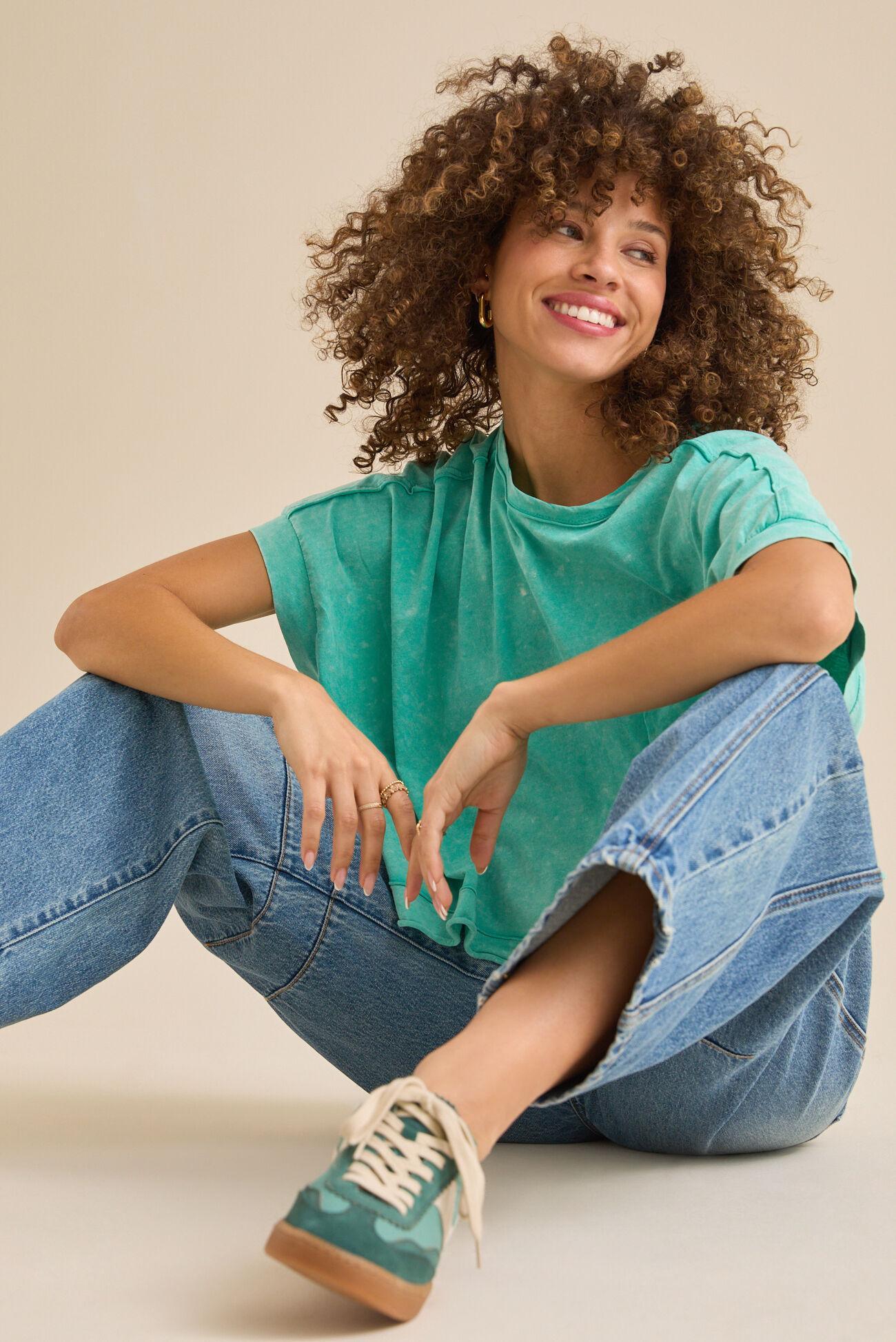 Khani Boxy Pocket Tee Product Image