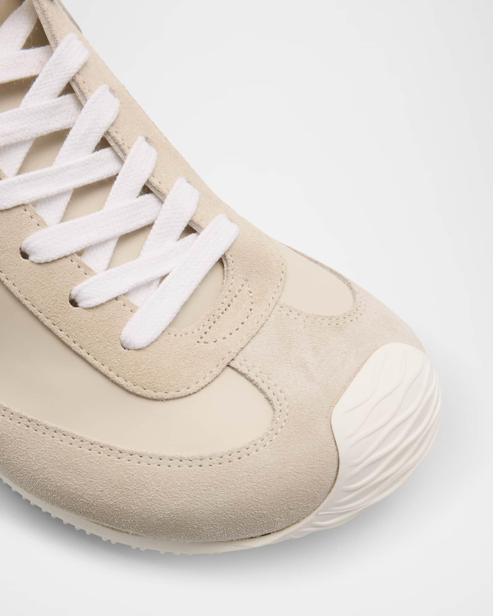 Men's Ballet Runner 2.0 Leather and Suede Low-Top Sneakers Product Image