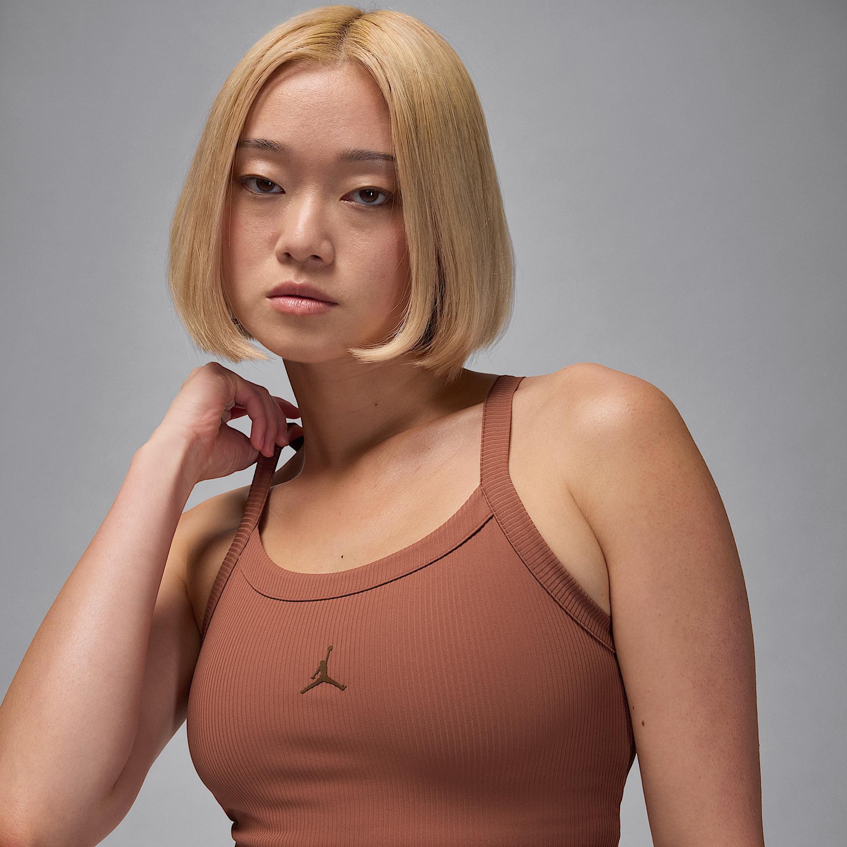 Jordan Sport Women's Dri-FIT Ribbed Tank Top Product Image