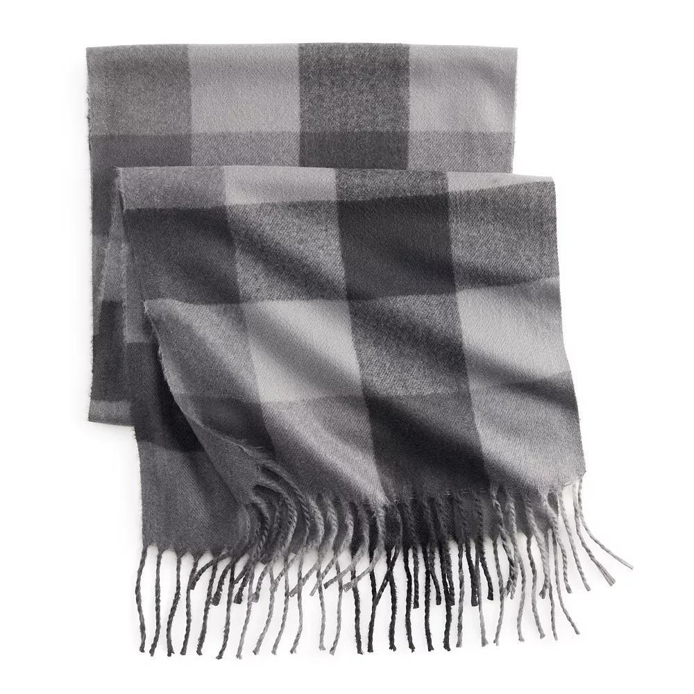 Mens Sonoma Goods For Life Brushed Plaid Scarf Product Image