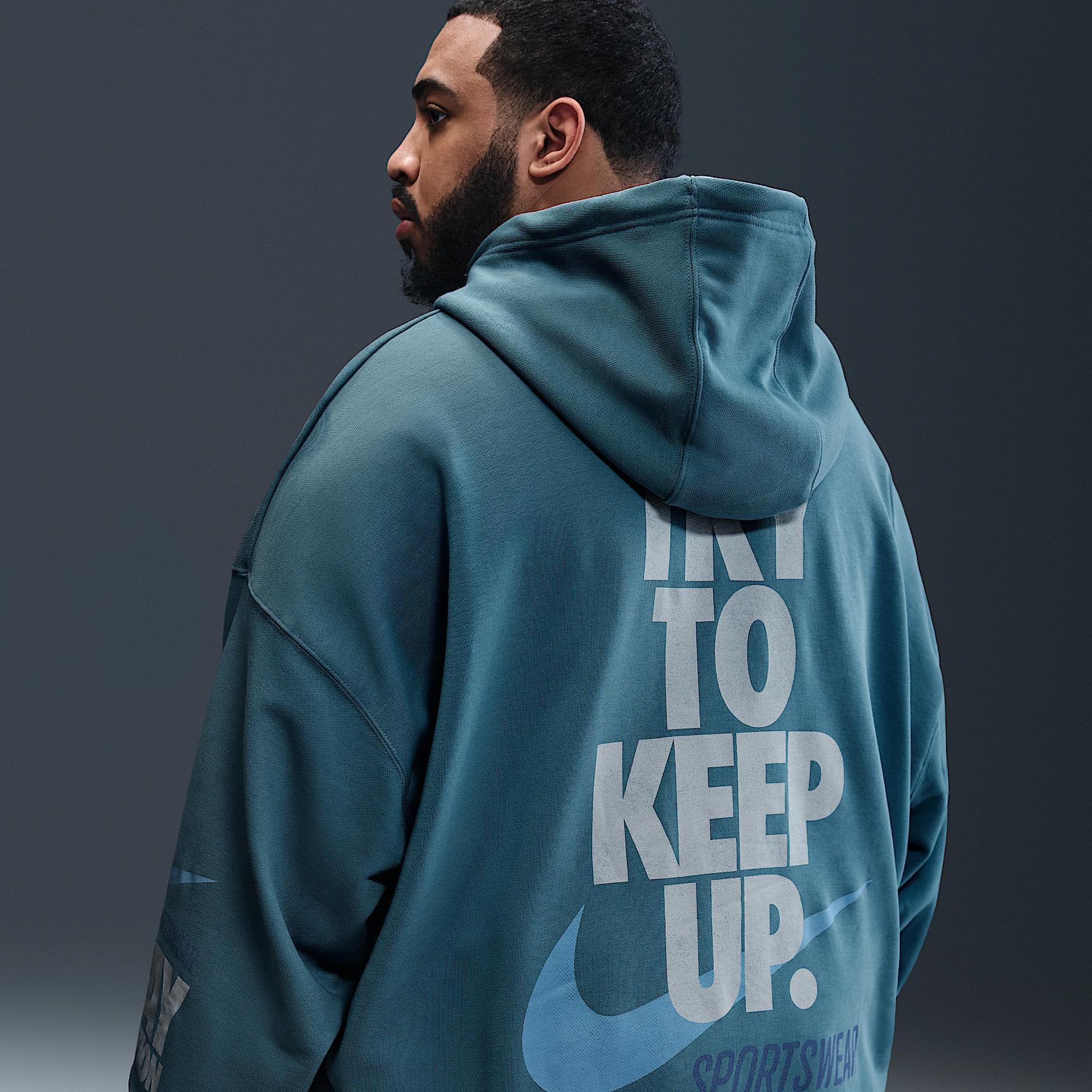 Nike Men's Club Oversized French Terry Pullover Hoodie Product Image