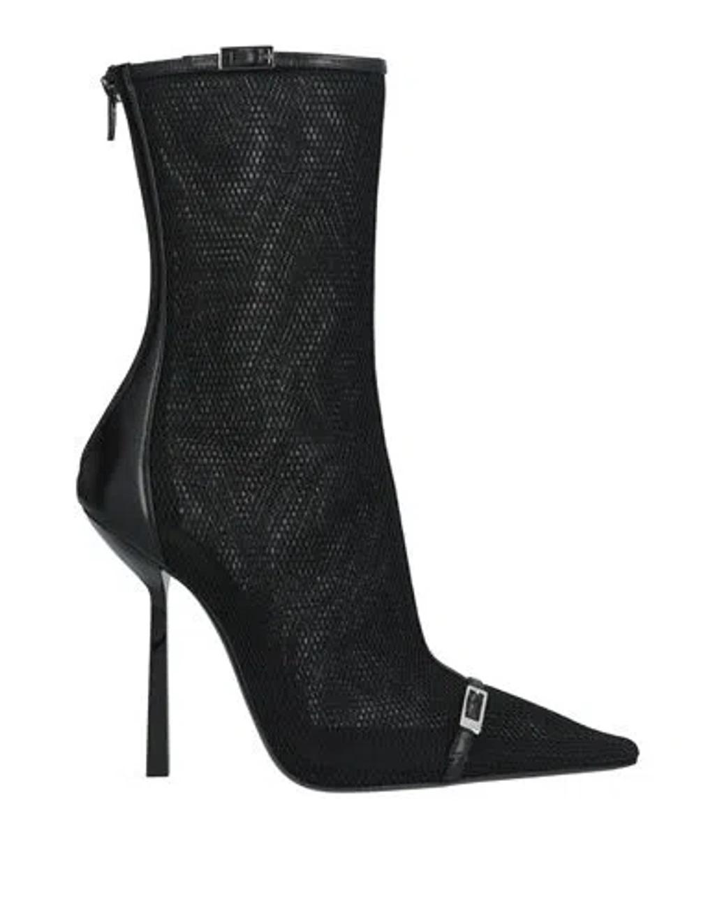 SAINT LAURENT Oxalis Pointed Toe Boots In Black Product Image