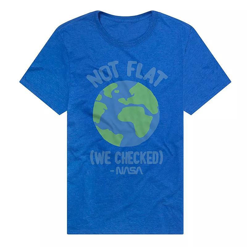 Men's NASA Not Flat Graphic Tee, Size: XXL, Royal Product Image