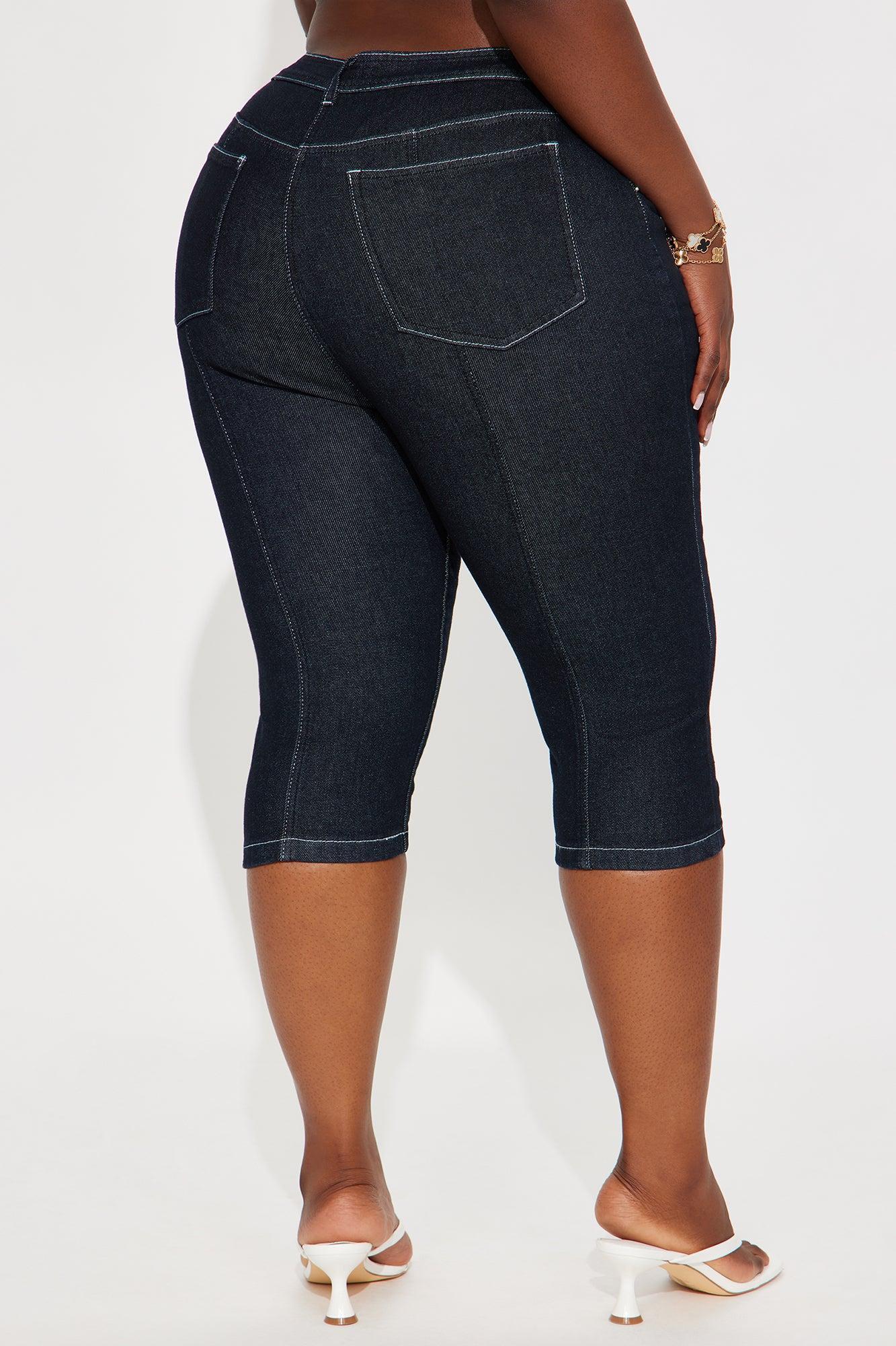 Eyes For You Skinny Capri Jeans - Dark Wash Product Image