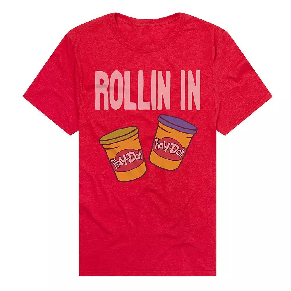 Men's Play-Doh Rollin' in Fun T-Shirt, Size: XL, Red Product Image