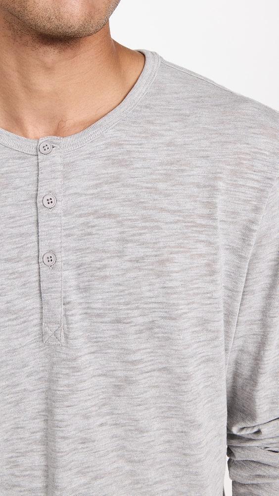 ATM Anthony Thomas Melillo Destroyed Henley | Shopbop Product Image