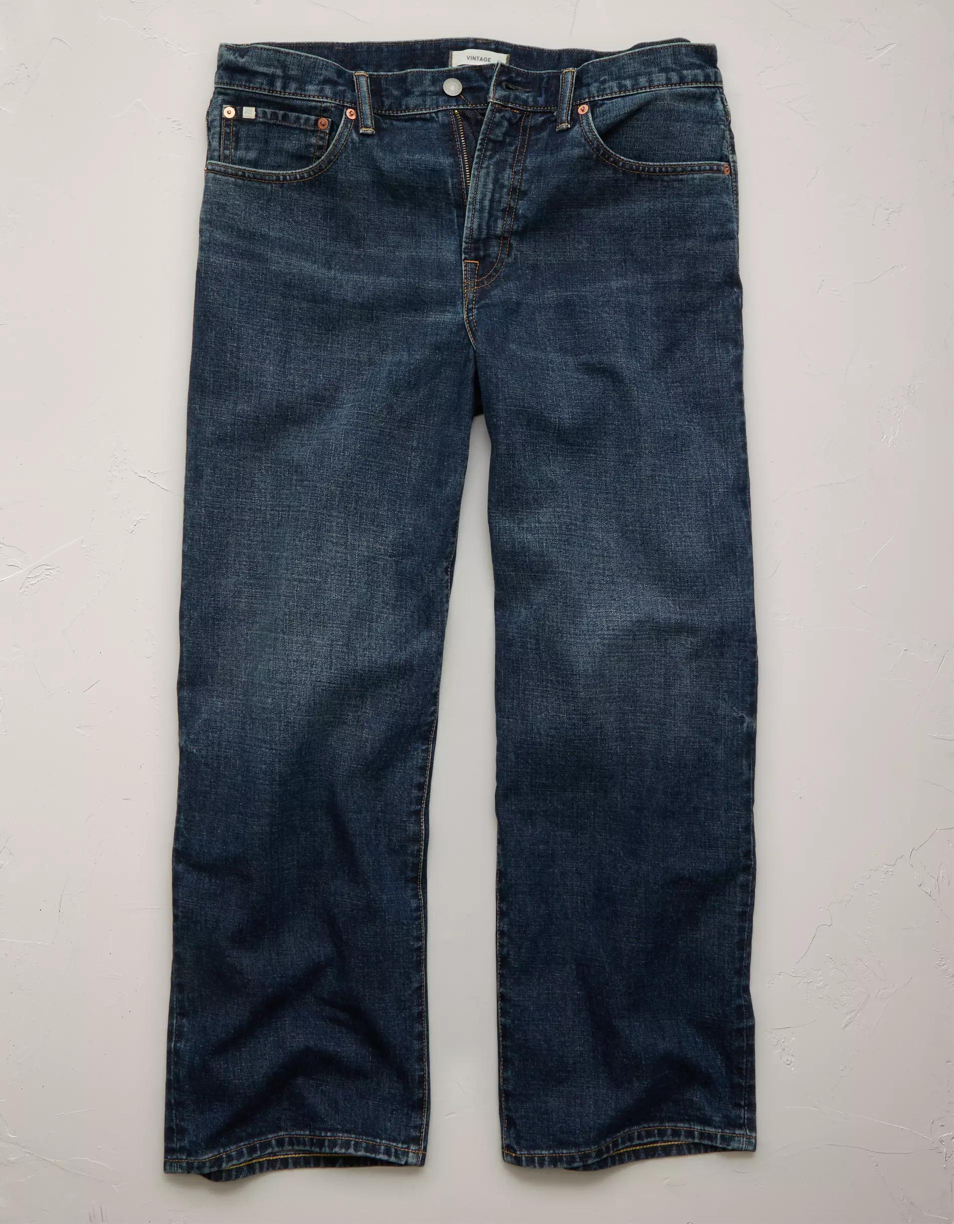 AE77 Premium Vintage Straight Jean Product Image