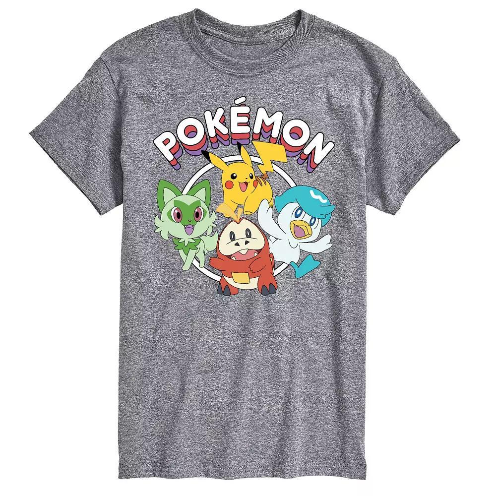 Mens Pokemon Scarlet Violet Squares Graphic Tee Product Image