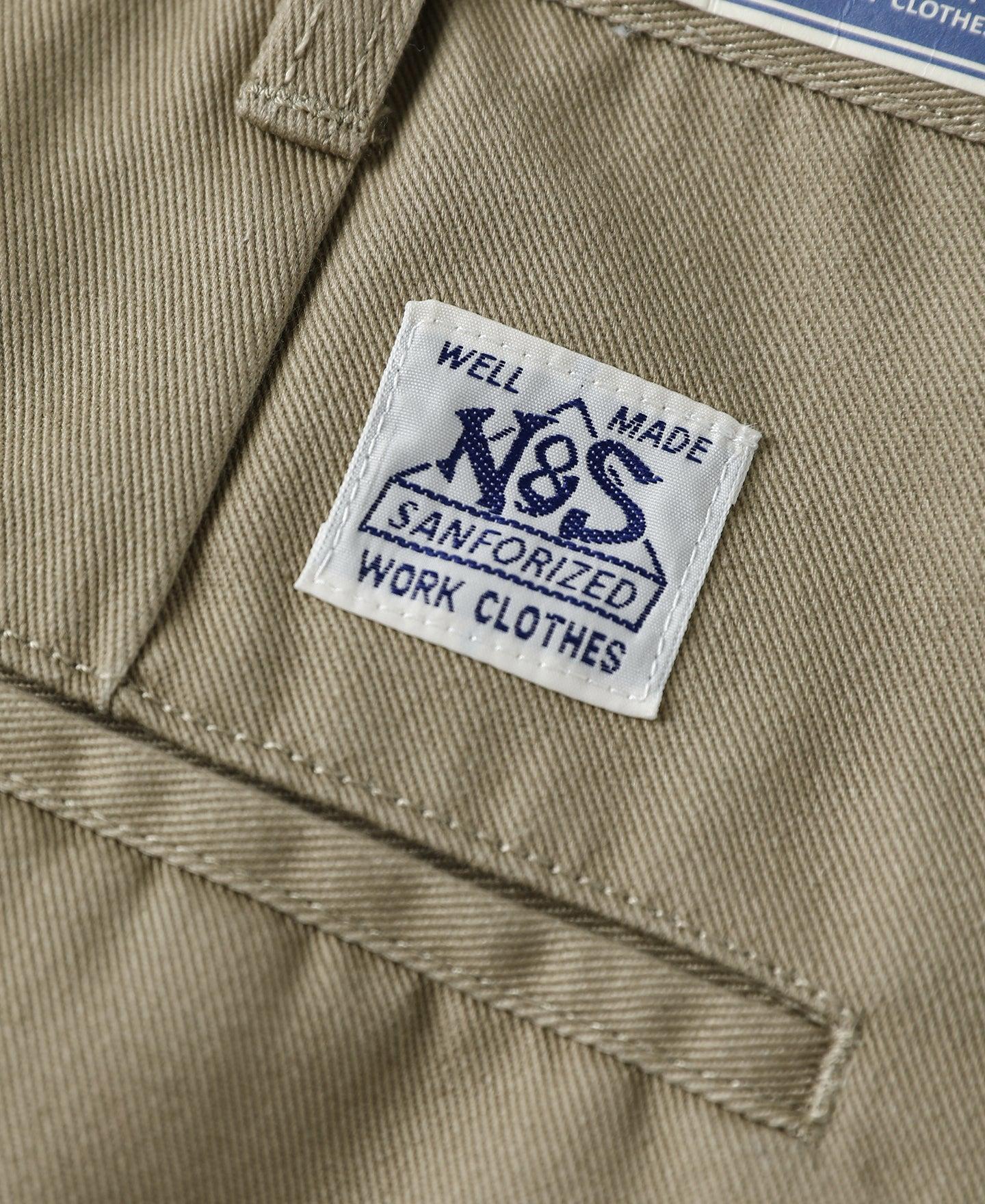 1970s Straight-Leg Work Pants - Khaki Product Image