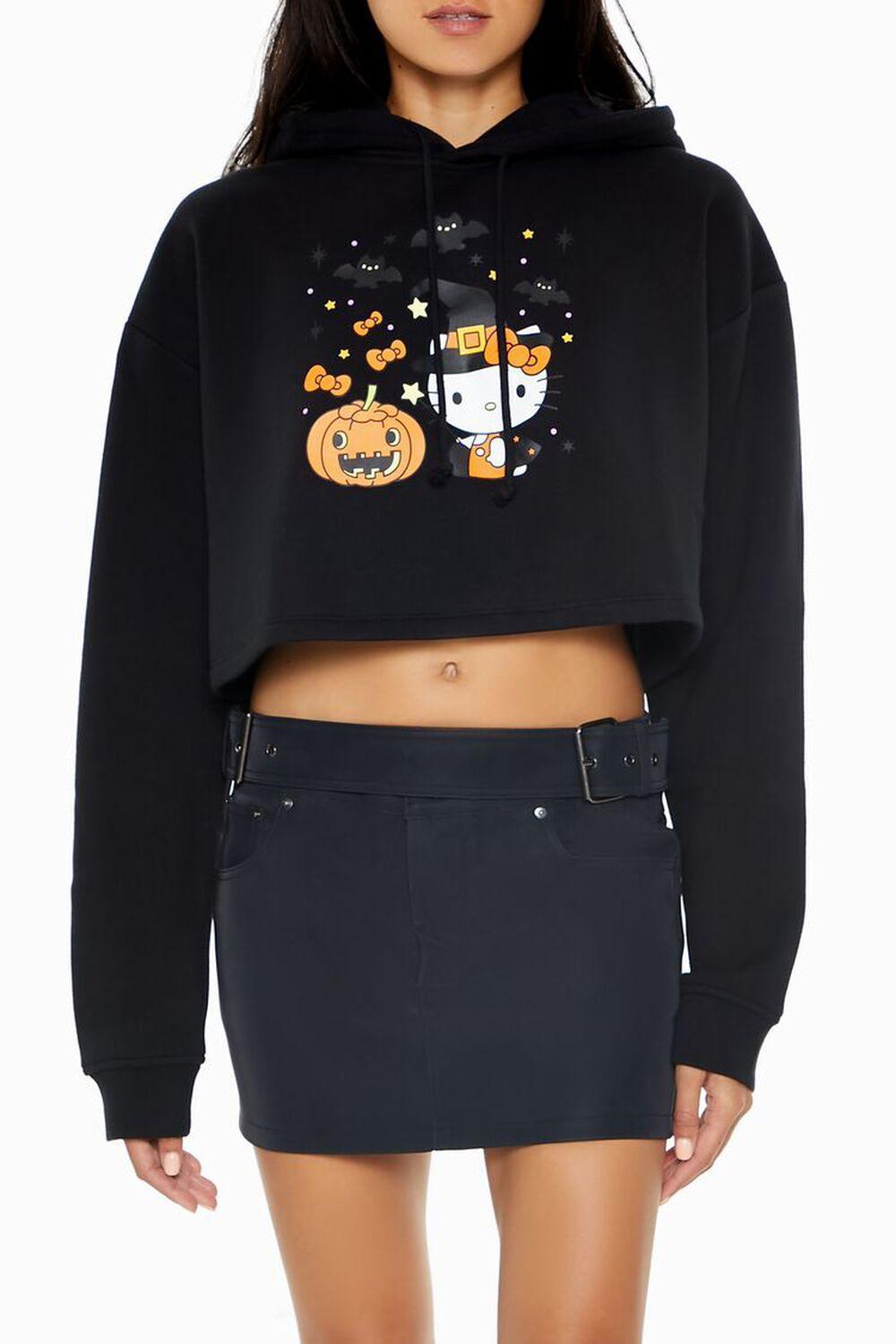 Witch Hello Kitty Graphic Hoodie | Forever 21 Product Image