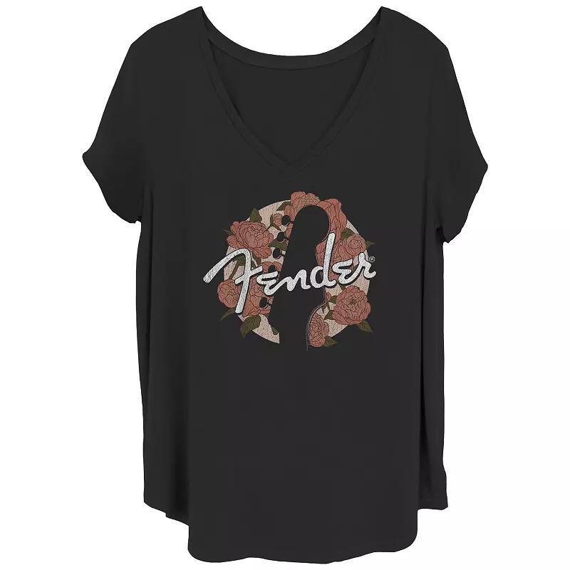 Disney's Winnie The Pooh Smell The Flowers Winnie Juniors' Plus Graphic Tee, Women's, Size: 3XL, Black Product Image
