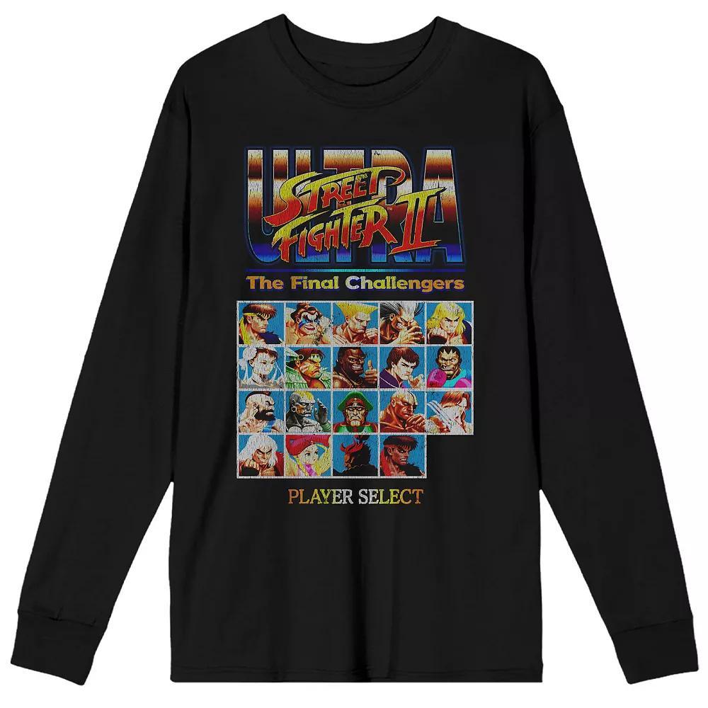 Men's Street Fighter Final Tee, Size: Medium, Black Product Image