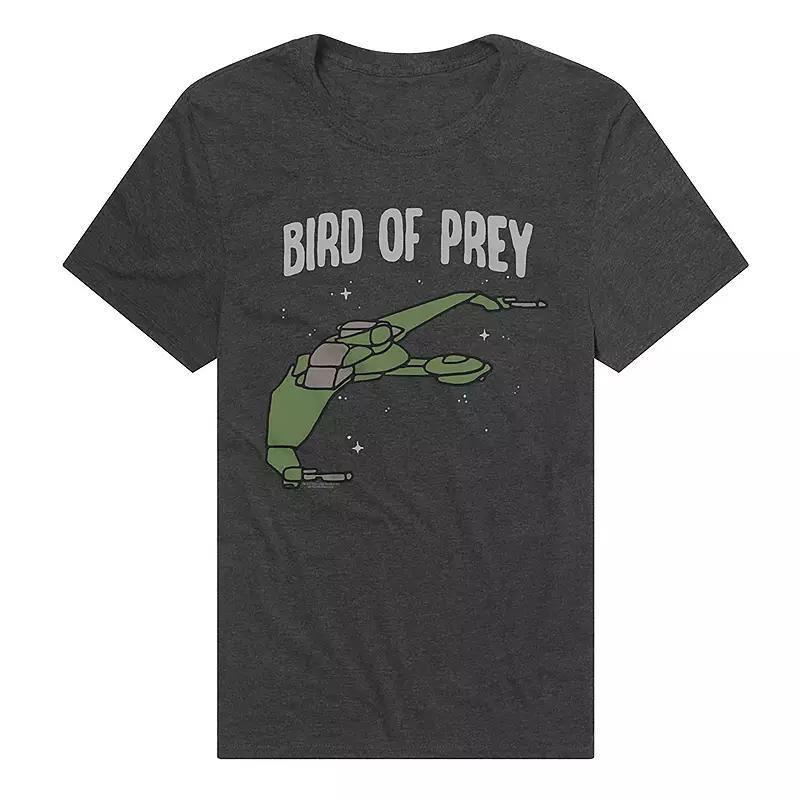 Men's Bird of Prey Star Trek Klingon Ship Graphic Tee, Size: Medium, Grey Product Image