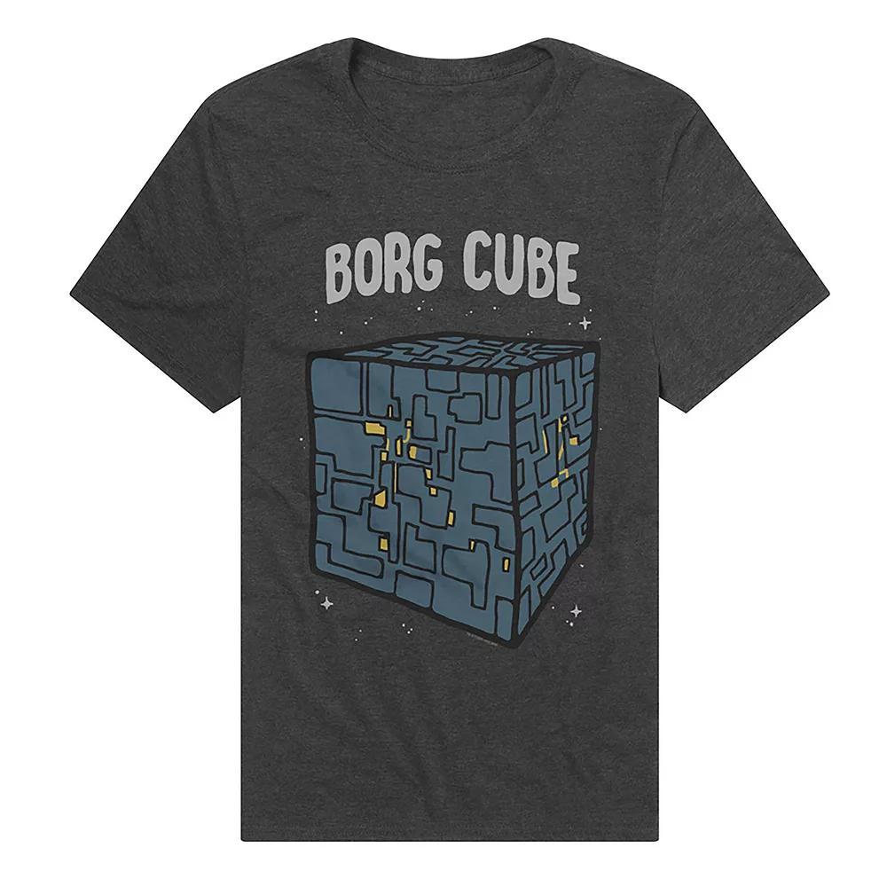 Men's Star Trek Borg Cube Graphic Tee, Size: Small, Grey Product Image