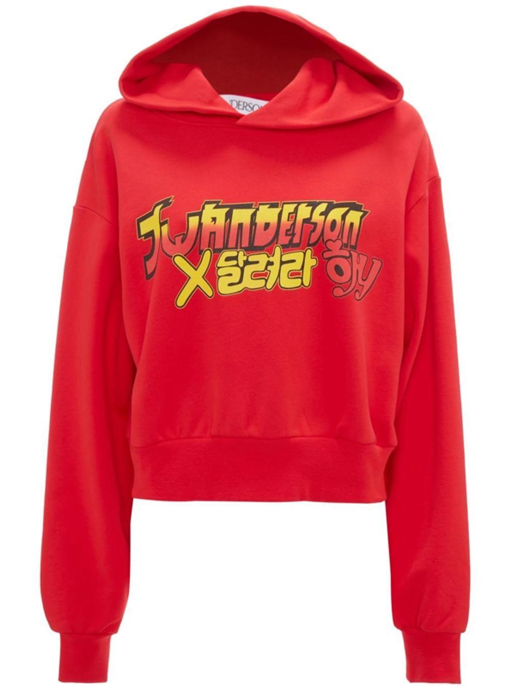 JW ANDERSON J.w. Anderson J. W. Napa X Run Hany Hoodie In Red Product Image