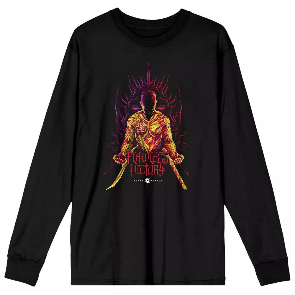 Men's Mortal Kombat Flawless Tee, Size: Large, Black Product Image