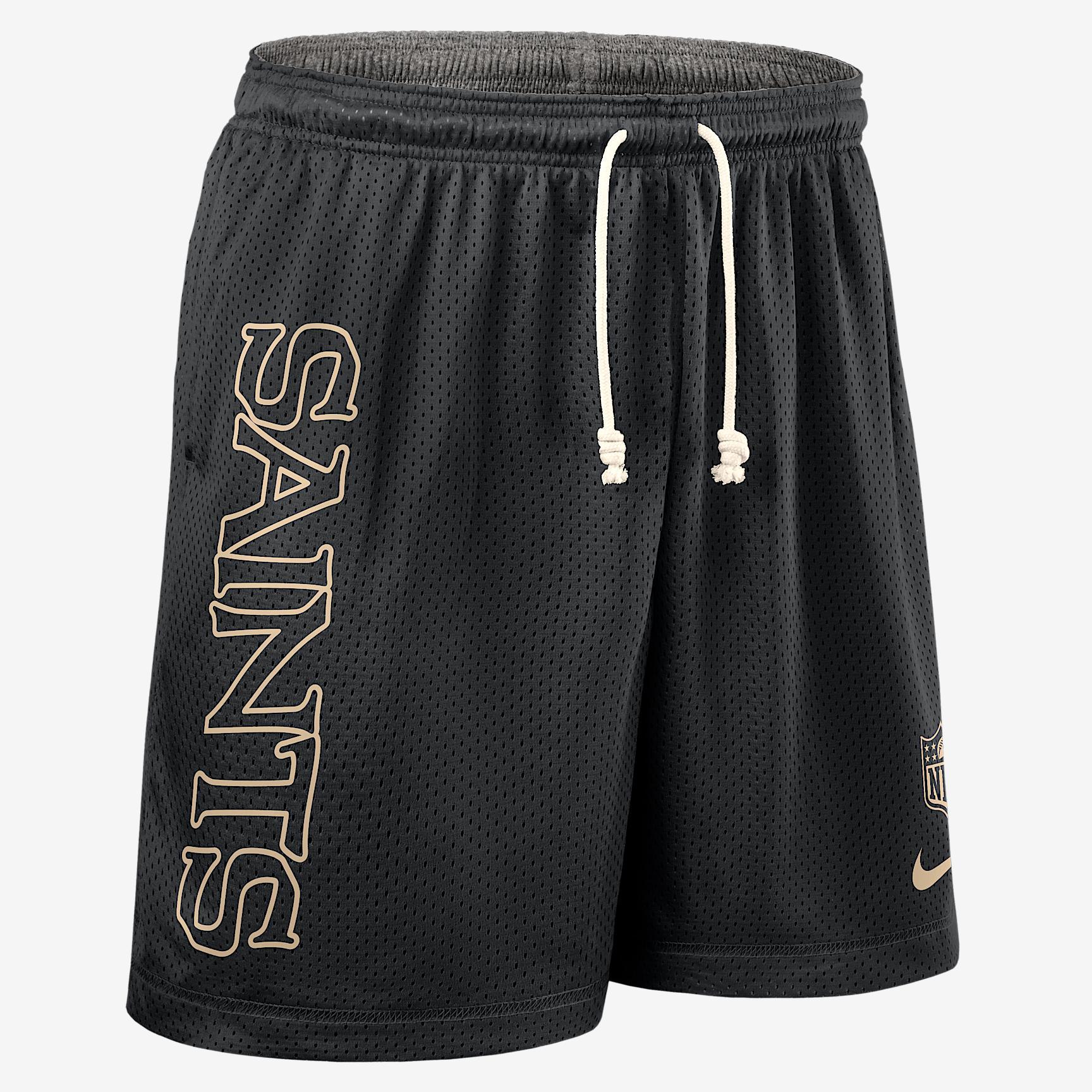 New Orleans Saints Sideline Reversible Menâs Nike Men's Dri-FIT NFL Shorts Product Image