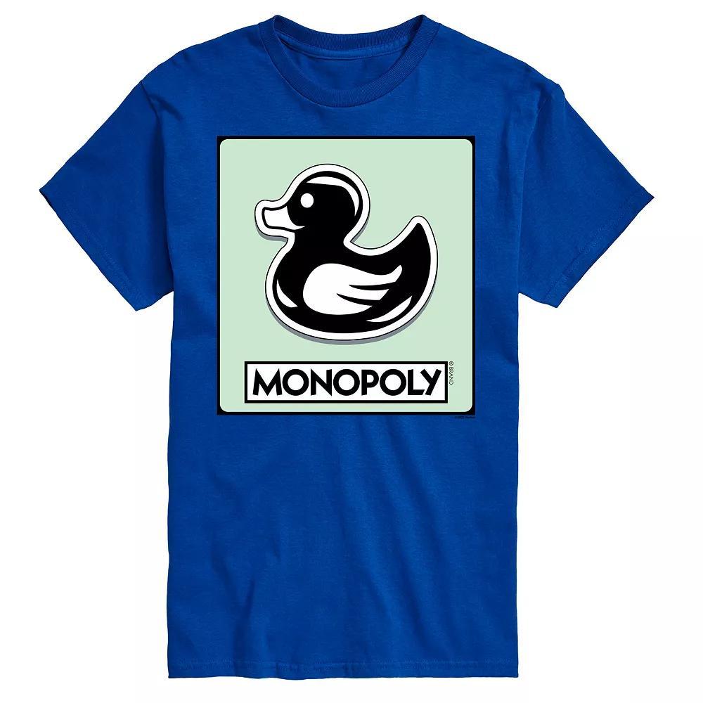 Men's Monopoly Duck Token Graphic Tee, Size: XXL, Grey Product Image