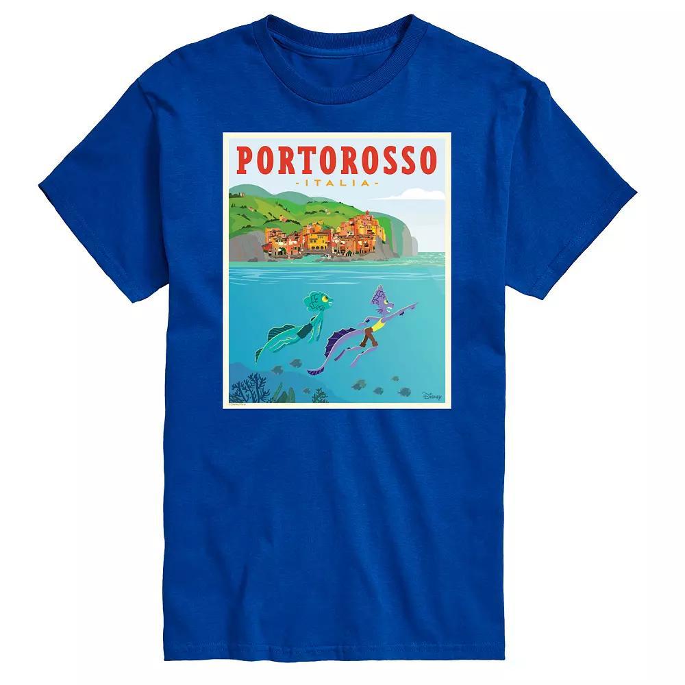 Disney / Pixars Luca Big & Tall Italy Postcard Graphic Tee, Mens Product Image