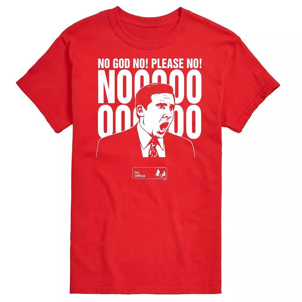 Mens The Office No God Please No Tee Product Image