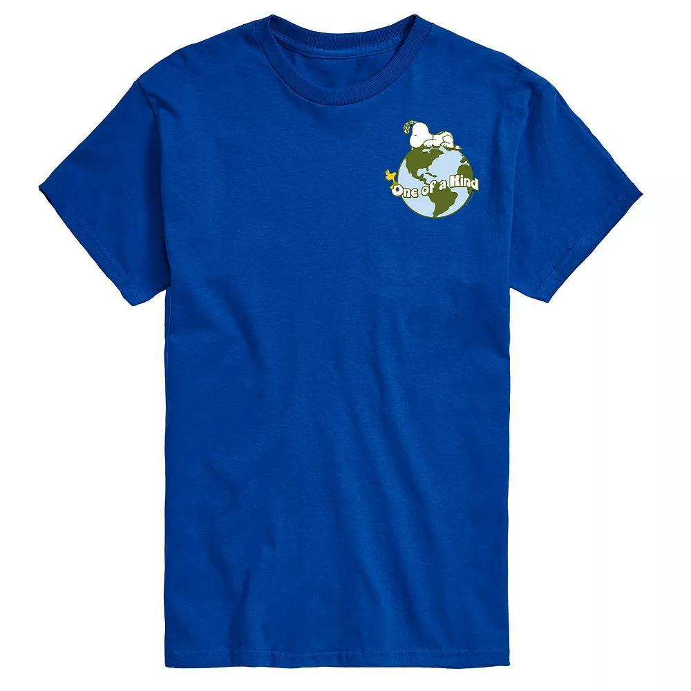 Men's Peanuts One Of A Kind Tee, Size: Medium, Blue Product Image