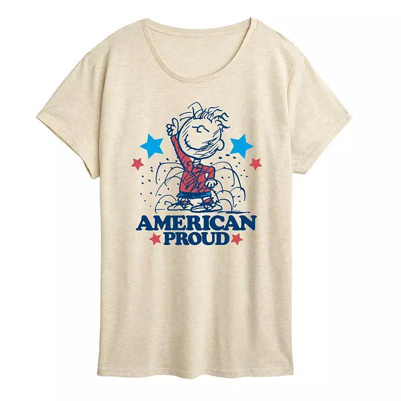 Womens Peanuts Pigpen American Proud Graphic Tee Product Image