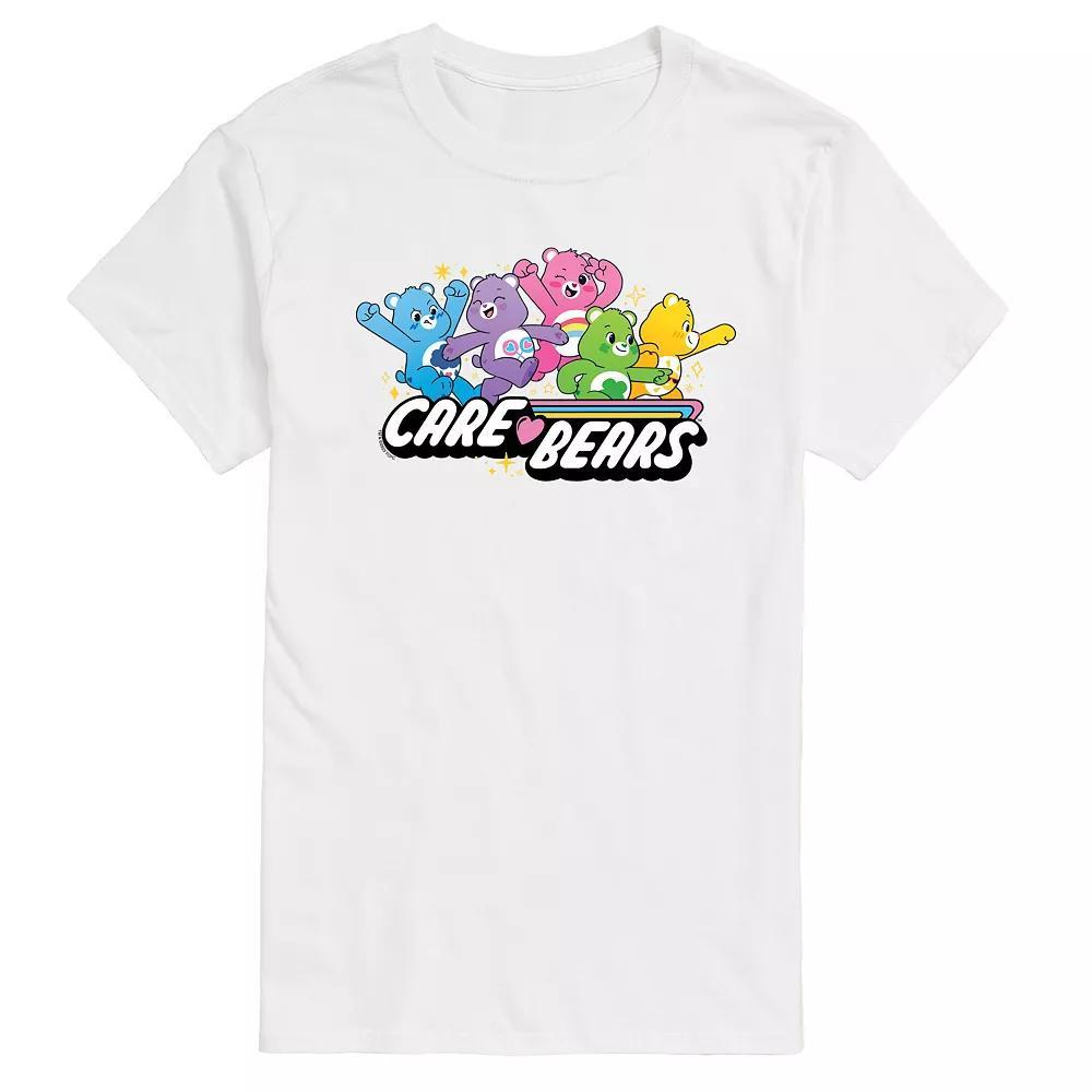 Mens Care Bears Logo Group Graphic Tee Ivory Product Image