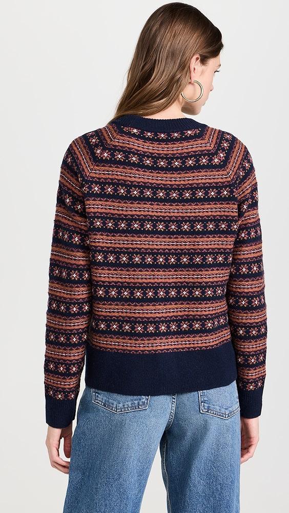 Faherty Highland Fair Isle Cardigan | Shopbop Product Image