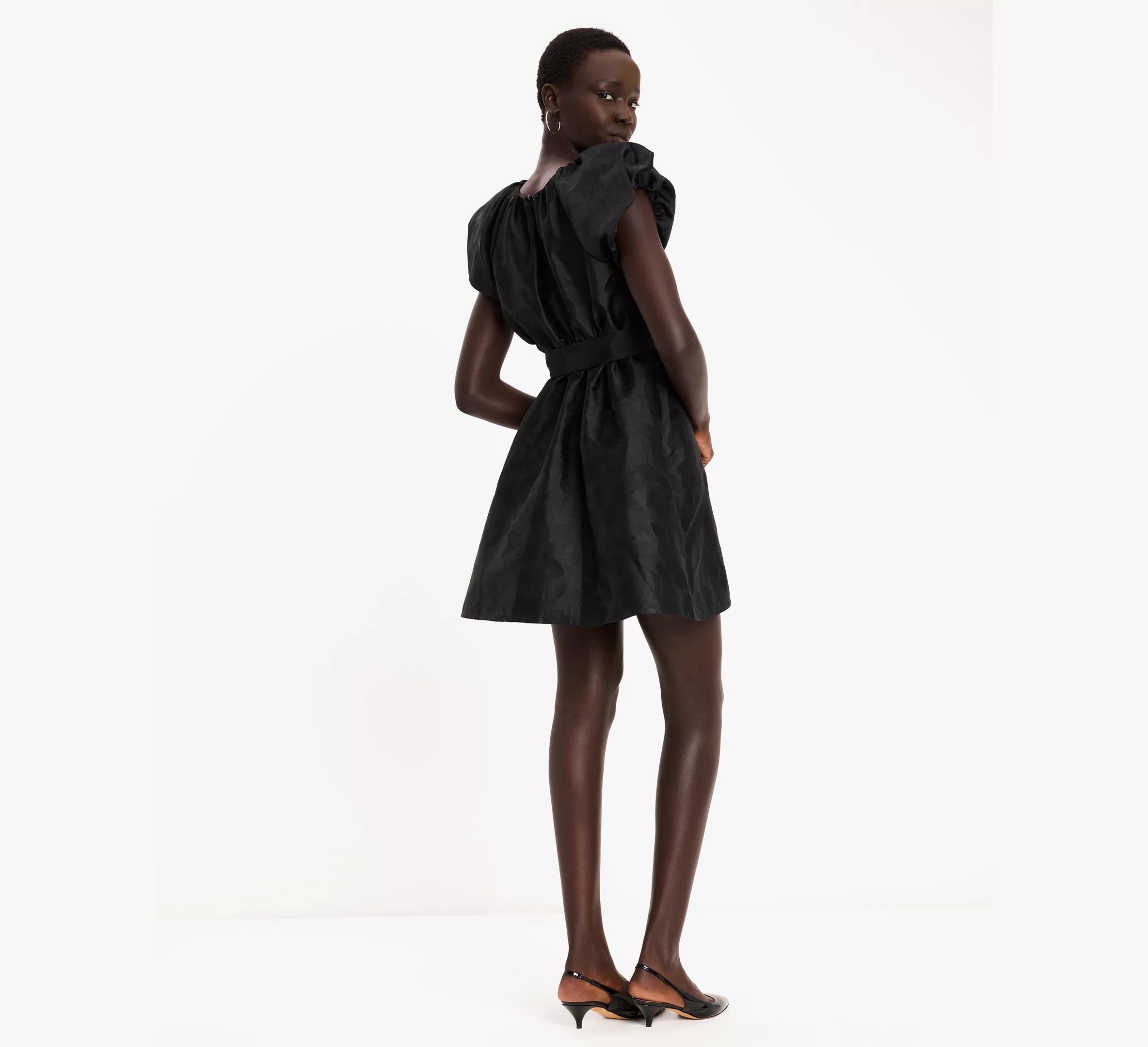 Fall Poppies Taffeta Dress Product Image
