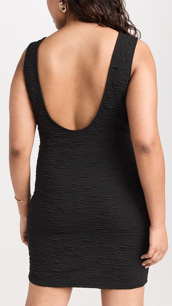 Good American Wide Scrunchie Scoop Back Mini Dress | Shopbop Product Image