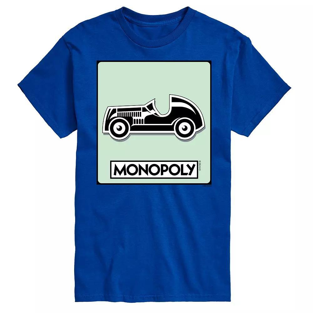 Big & Tall Monopoly Car Game Token Graphic Tee, Mens Product Image