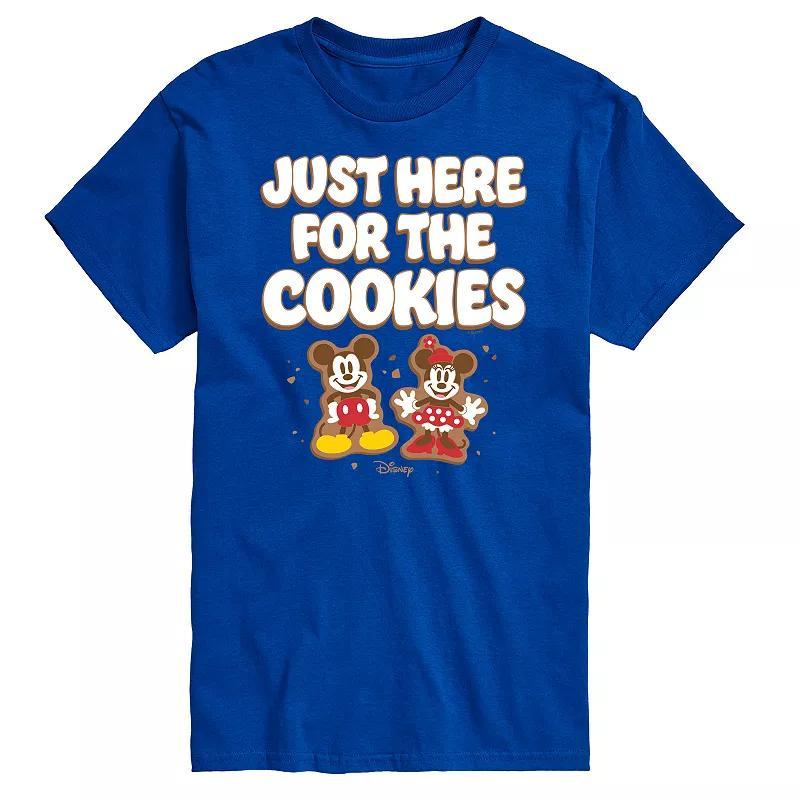 Disney's Big & Tall Just Here For The Cookies Graphic Tee, Men's, Size: XXL Tall, Black Product Image
