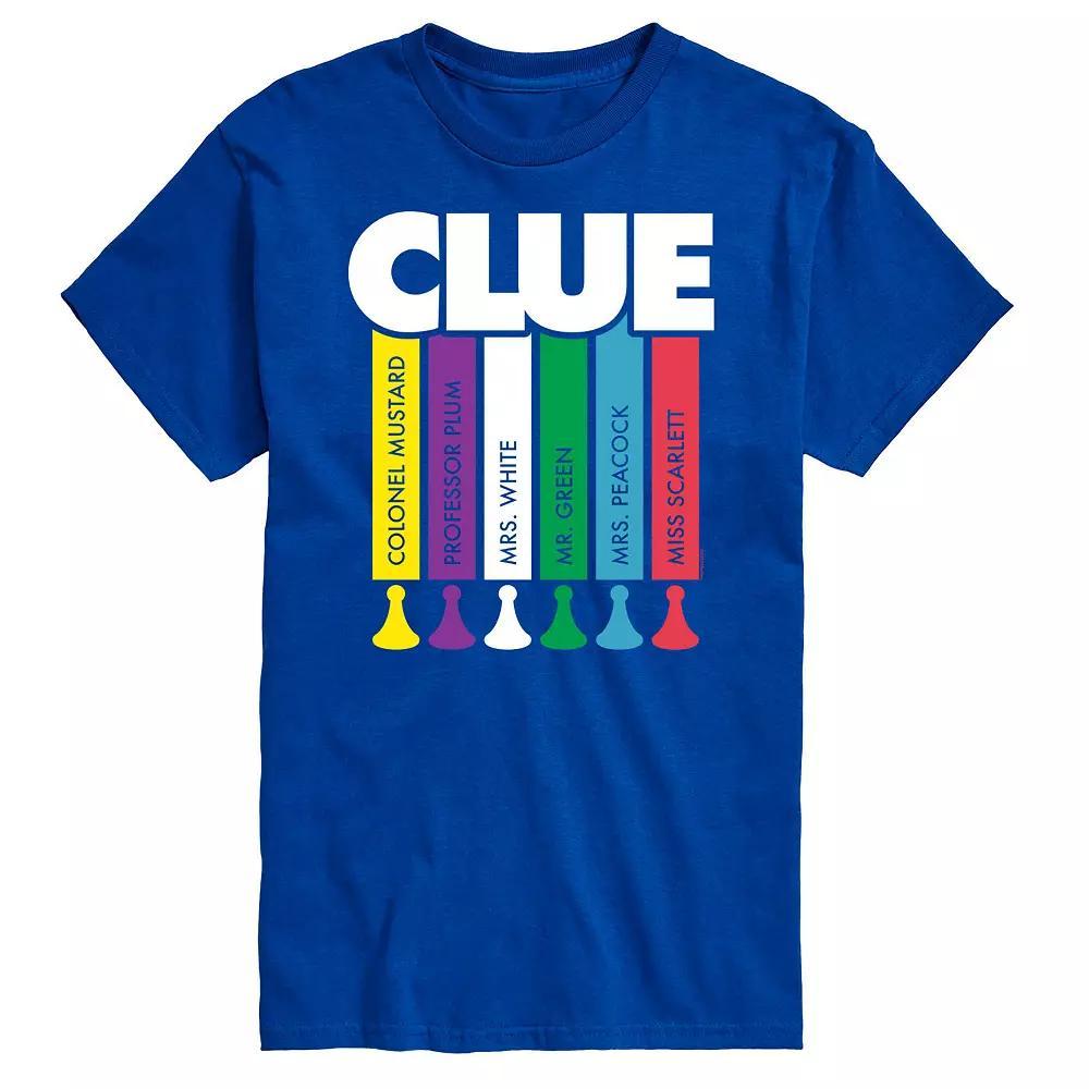 Big & Tall Clue Logo Characters Graphic Tee, Mens Product Image