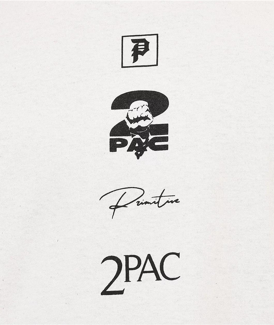 Primitive x Tupac Voice Cream T-Shirt Product Image