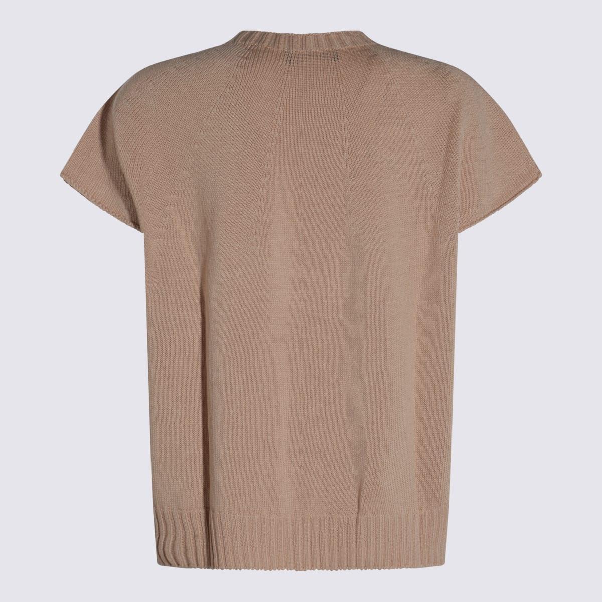 FABIANA FILIPPI Beige Cotton Knitwear In Powder Product Image