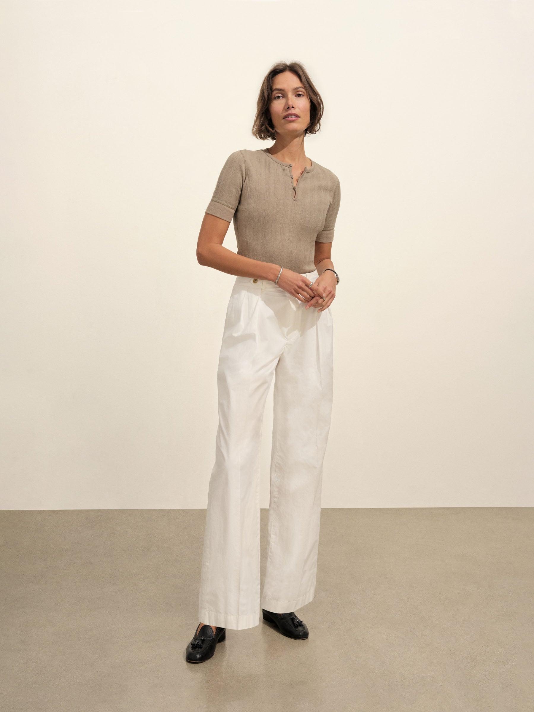 Marsh Fern Heirloom Rib Base Henley Product Image