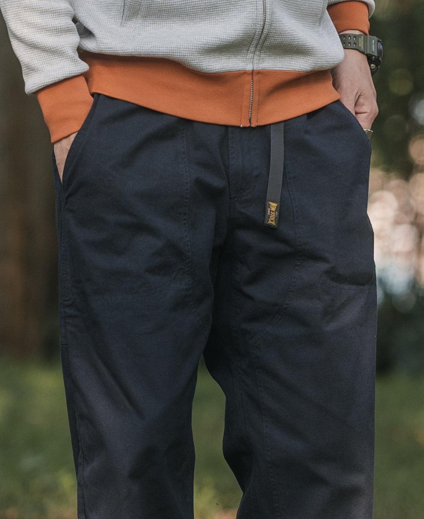 10 oz Cotton Canvas Climbing Pants - Navy Product Image