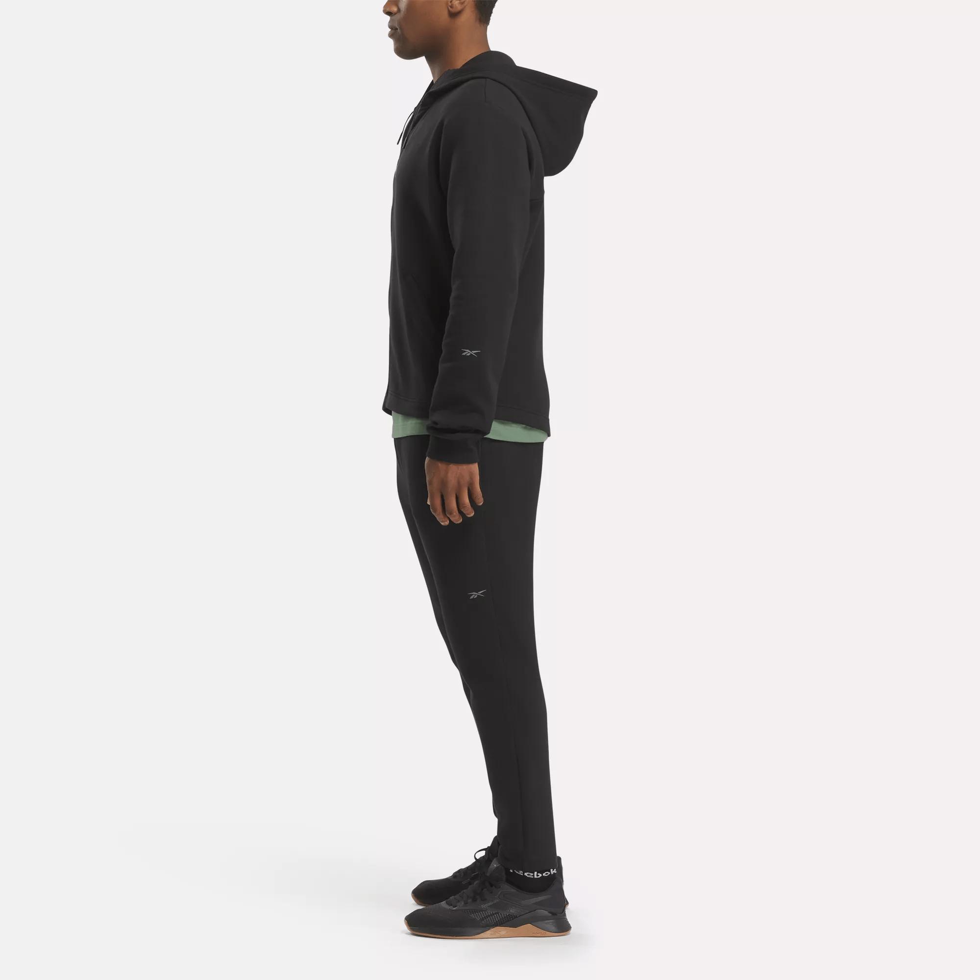 Men's Reebok Identity Small Logo Fleece Full-Zip Hoodie Male Product Image