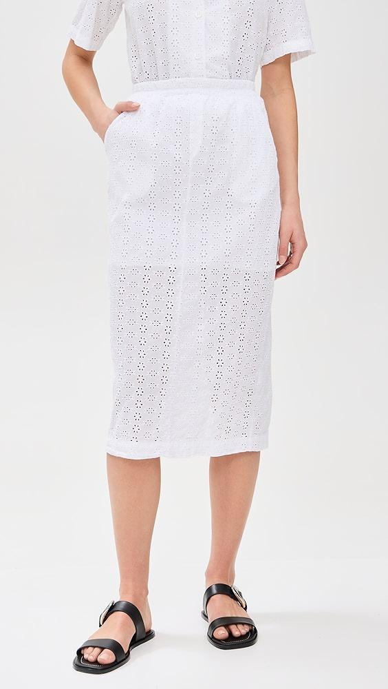 Stateside Eyelet Midi Skirt | Shopbop Product Image