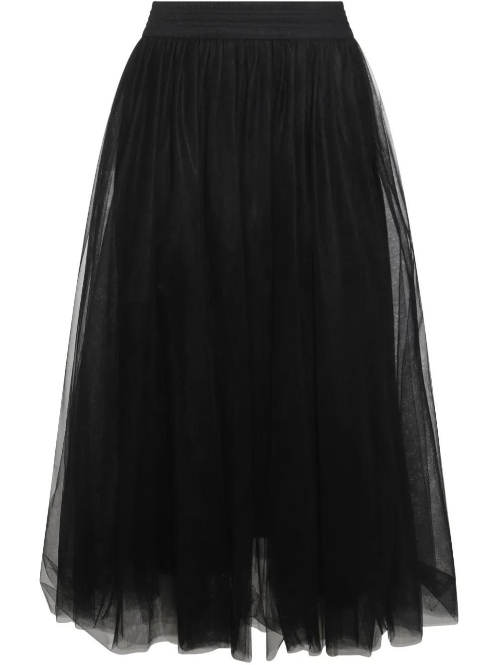 FABIANA FILIPPI Black Skirt Product Image
