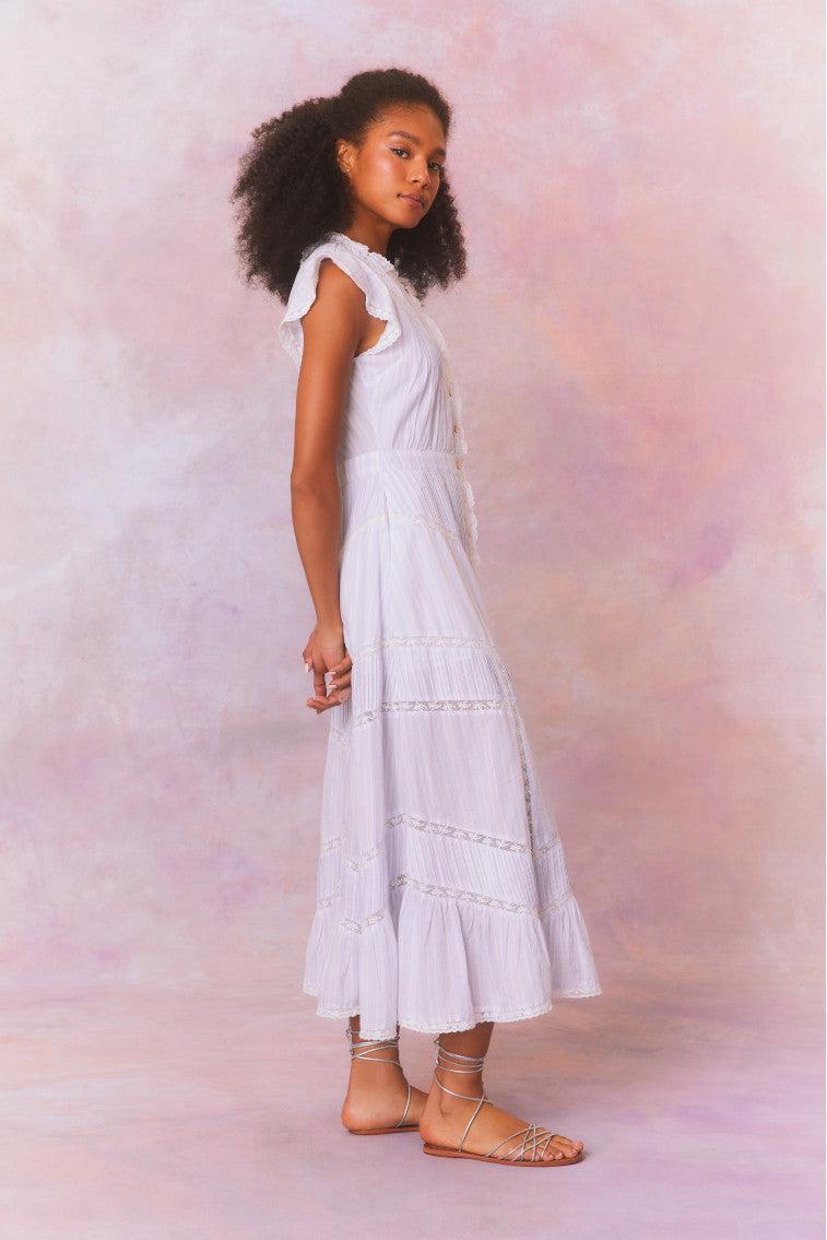 Remi Cotton Stripe Maxi Dress Product Image