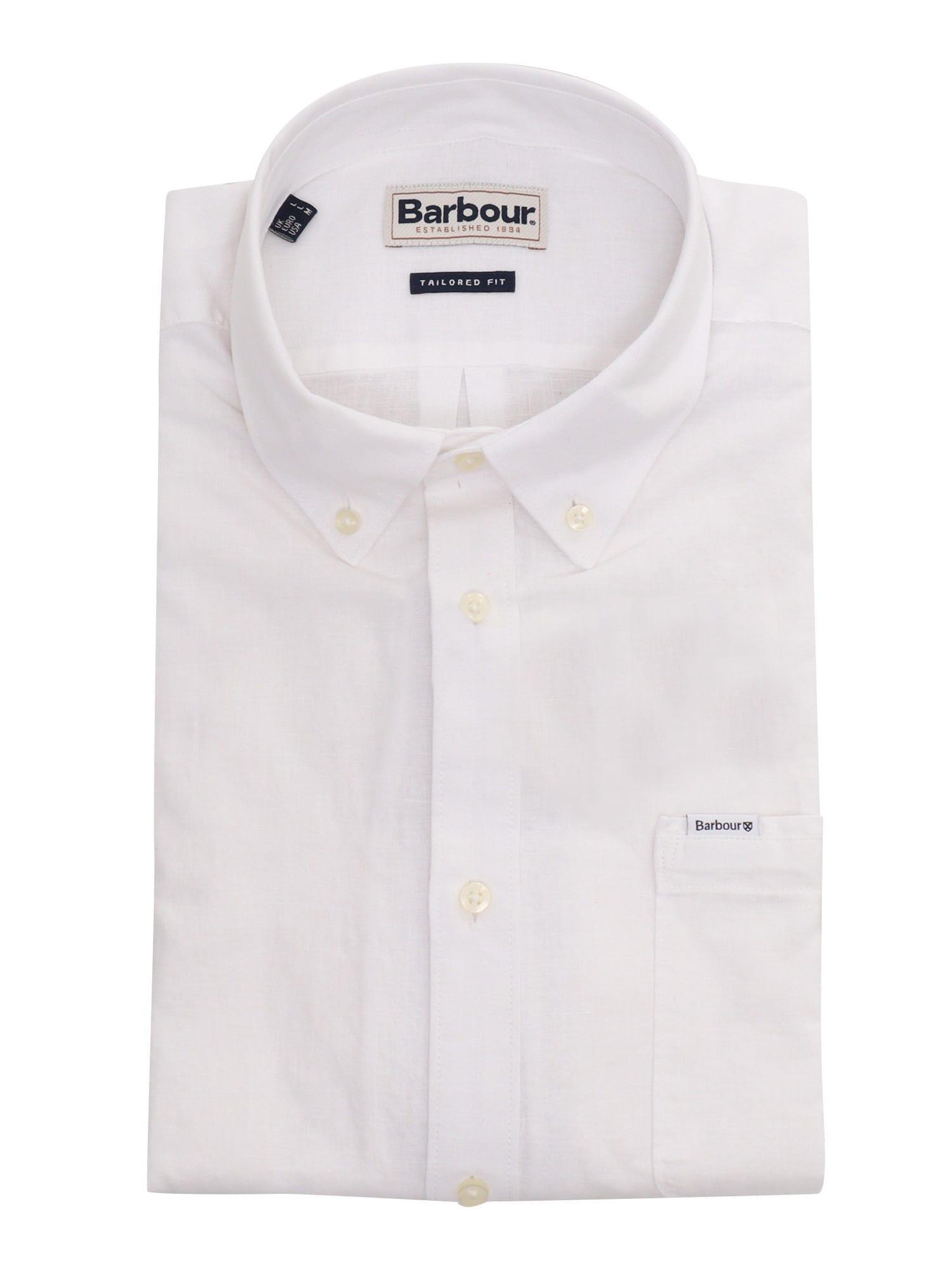 BARBOUR White Nelson Shirt Product Image